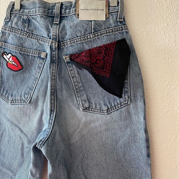Vintage 80s UNEMPLOYED DENIM. Jeans by express size 7/8 - Picture 4 of 16